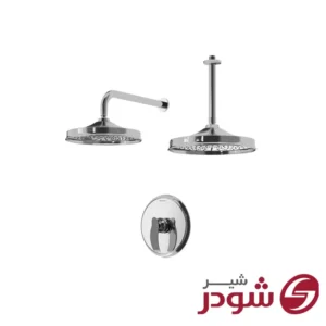 شیر حمام توکار تیپ 1 مدل گلوریس کروم شودر