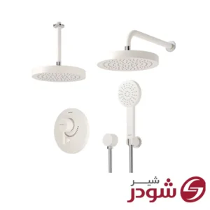 شیر حمام توکار تیپ 3 مدل مارینو شیری کروم شودر