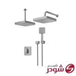 شیر حمام توکار تیپ 3 مدل تاین طوسی شودر