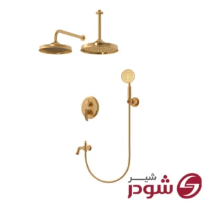 شیر حمام توکار تیپ 4 مدل گلوریس طلامات شودر