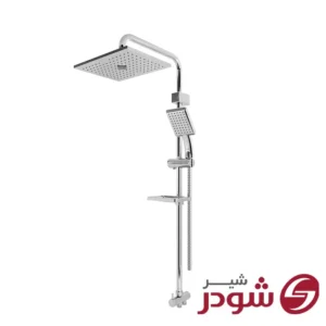 علم دوش حمام مدل آلما کروم شودر
