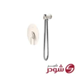 شیر توالت توکار مدل روگن شیری کروم شودر