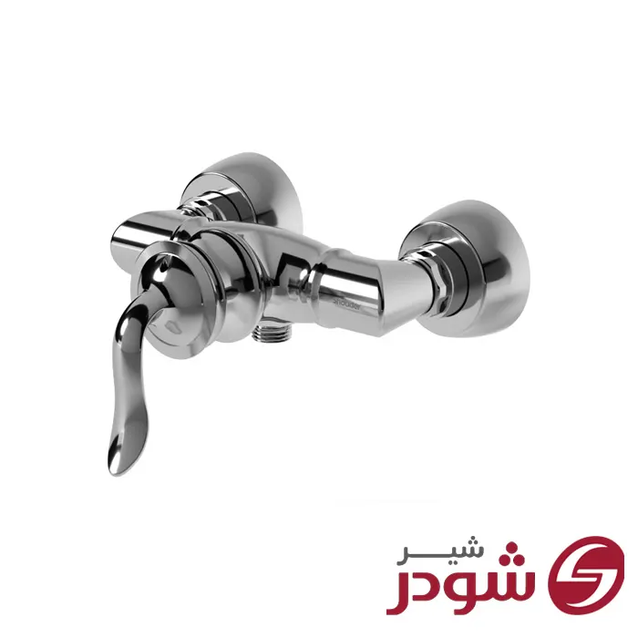 شیر توالت مدل لوکا کروم شودر