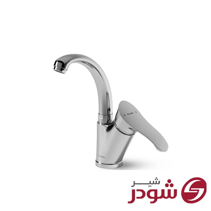 شیر روشویی زدرا مدل لرد کروم شودر