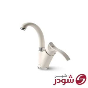 شیر روشویی زدرا مدل اپال شیری شودر