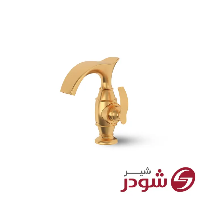 شیر روشویی مدل گلوریس طلامات شودر