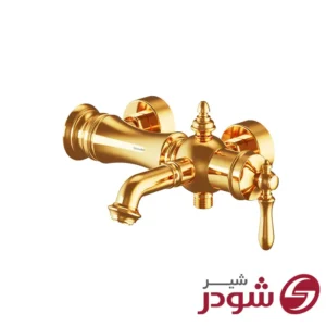 شیر حمام مدل بیزانس طلایی شودر