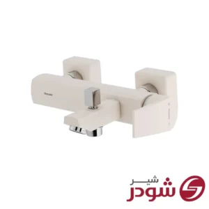 شیر حمام مدل یونیک پلاس شیری کروم شودر
