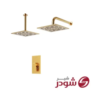 شیر حمام تیپ 1 توکار مدل رومرپلاس طلامات شودر