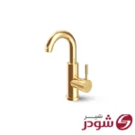 شیر روشویی زدرا مدل مارینو طلایی شودر