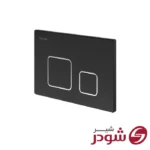 کلید فلاش تانک مدل رن مشکی کروم شودر