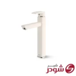 شیر روشویی پایه بلند مدل یونیک پلاس شیری کروم شودر