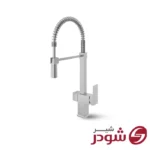 شیر آشپزخانه مدل آتلانتیک کروم مات شودر