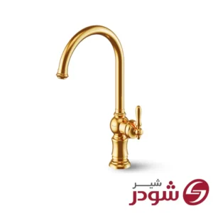 شیر آشپزخانه مدل بیزانس طلایی شودر