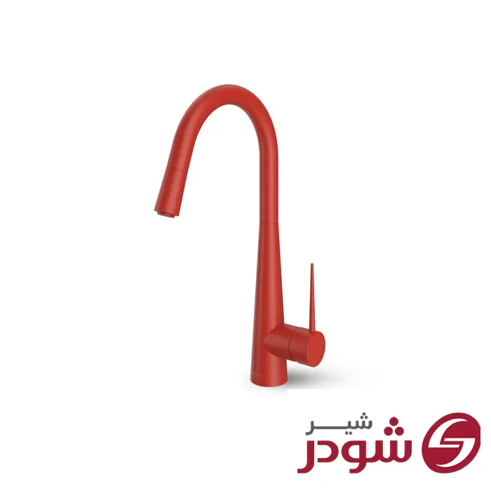 شیر آشپزخانه مدل ایتن قرمز شودر