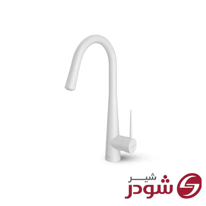شیر آشپزخانه مدل ایتن سفید شودر