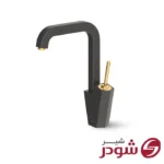 شیر آشپزخانه مدل تیفانی مشکی طلا شودر