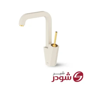 شیر آشپزخانه مدل تیفانی شیری طلا شودر