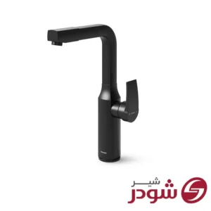 شیر آشپزخانه مدل یونیک پلاس مشکی شودر