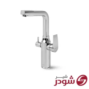 شیر آشپزخانه تصفیه دار مدل یونیک پلاس کروم شودر