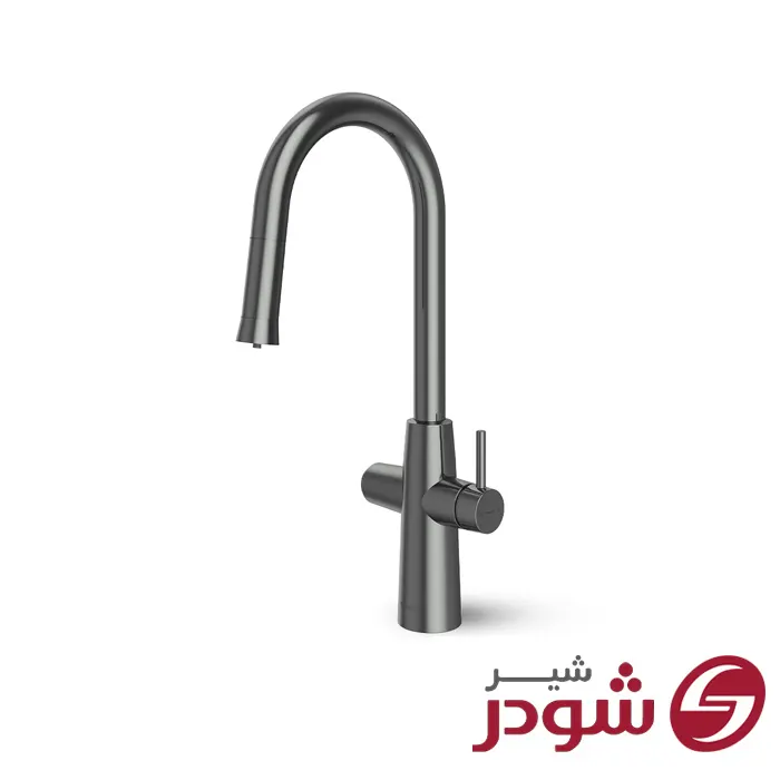 شیر آشپزخانه تصفیه دار شاوری مدل دنیستر گان متال شودر
