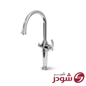 شیر آشپزخانه تصفیه دار مدل گلوریس کروم شودر