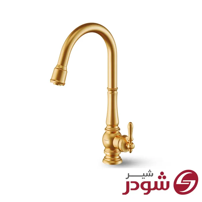 شیر آشپزخانه شاوری مدل بیزانس طلامات شودر