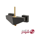 شیر توالت مدل تیفانی مشکی طلا شودر