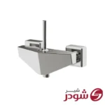 شیر توالت مدل تیفانی کروم شودر