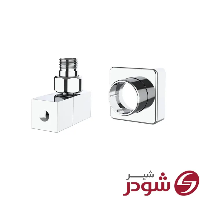 شیر حوله خشک کن فلت شودر کروم