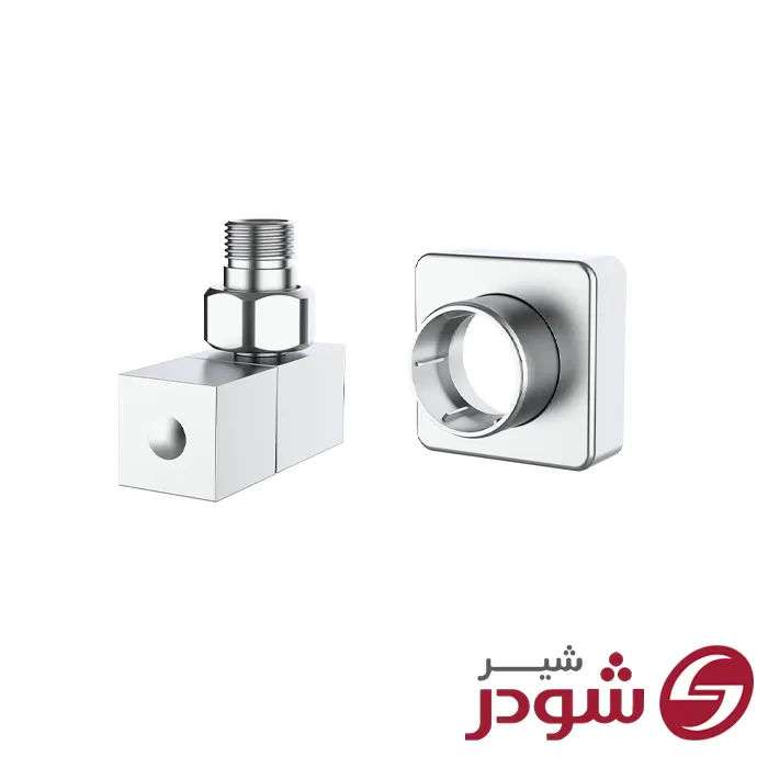 شیر حوله خشک کن فلت شودر کروم مات