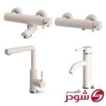 ست شیرآلات مدل مارینو شیری کروم شودر