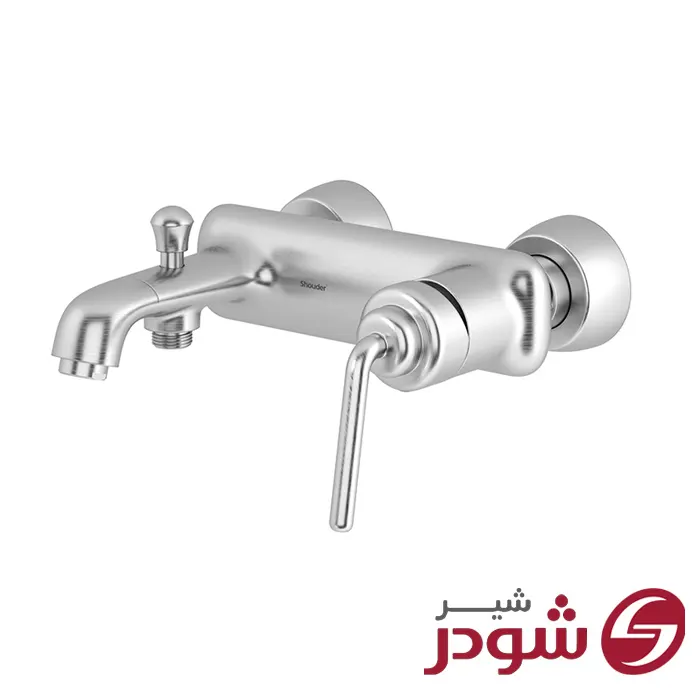 شیر حمام مدل مودیکا کروم مات شودر