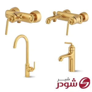 ست شیرآلات مدل مودیکا طلامات شودر